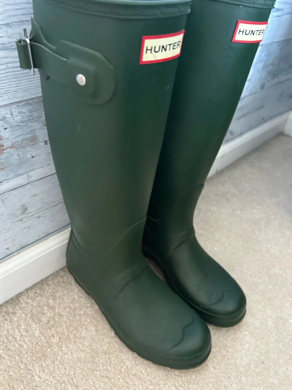 Hunter Tall Rain Boots in Forest Green - Picture 3 of 4